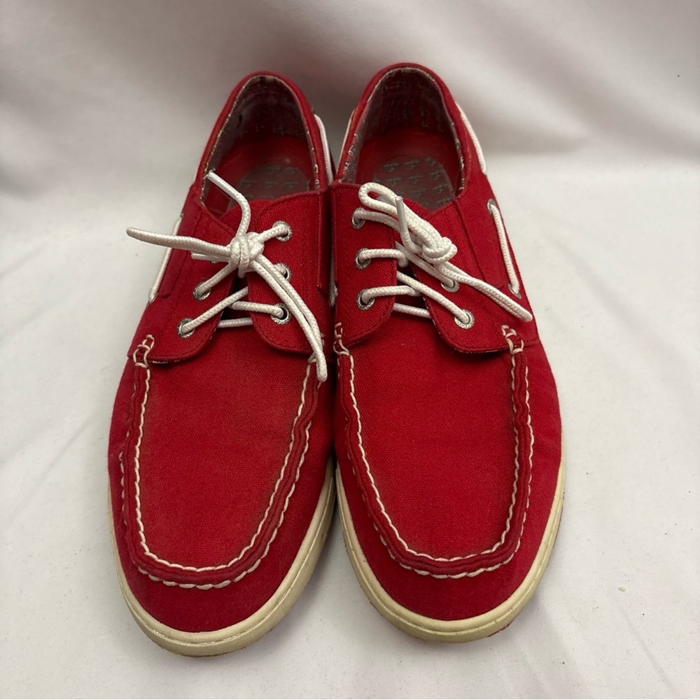 Eastland Men’s Boat Shoes Size 12 St. Louis Cardinals Theme Red MLB Baseball STL - Picture 11 of 16